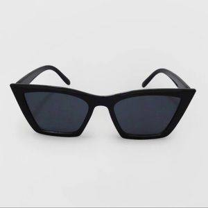 Black Cat-Eye Sunglasses